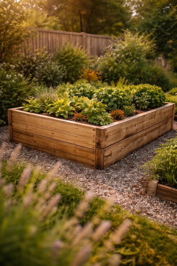 Platz 1 Hochbeet selber bauen aus Holz der Klassiker mit Charme