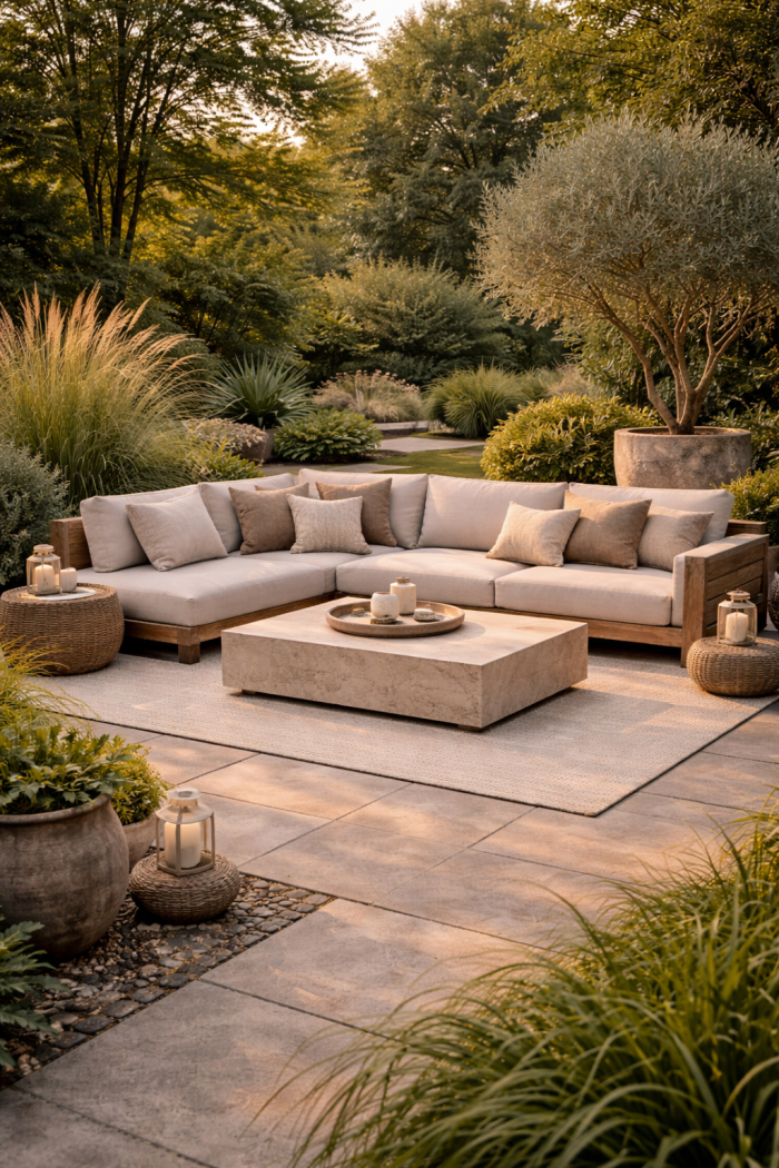 Platz 1 – Die luxuriöse Loungeecke Garten als Outdoor-Wohnzimmer