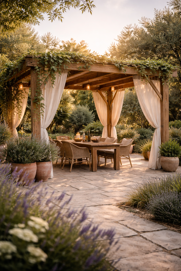 Platz 2 pergola garten mediterran für Urlaubsgefühl zuhause