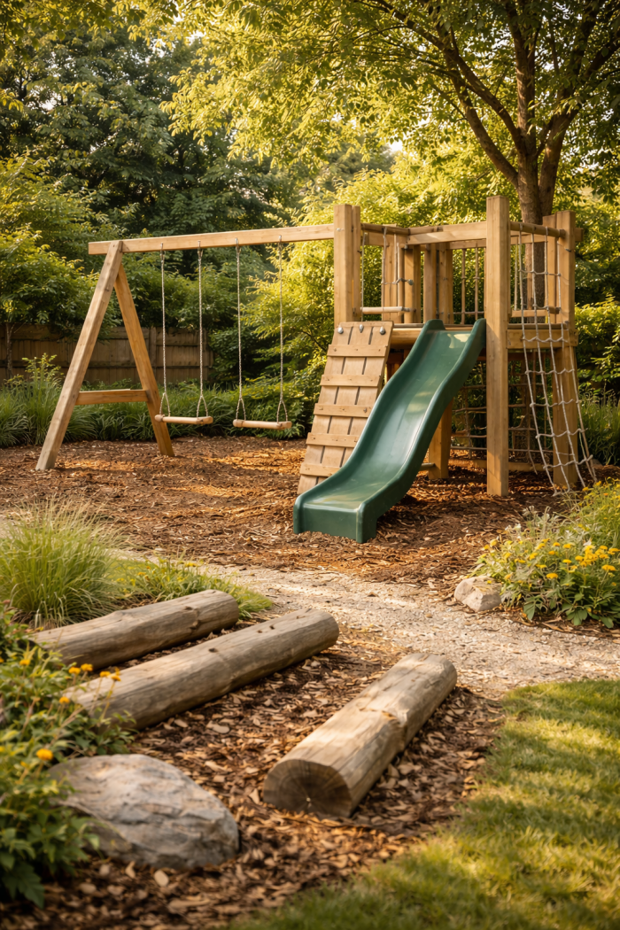 Platz 3 Bewegungsorientierte Spielecke Garten