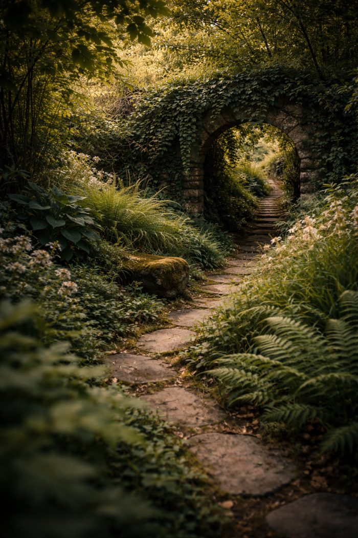 Platz 3 Geheimer Garten mit versteckten Wegen und Übergängen
