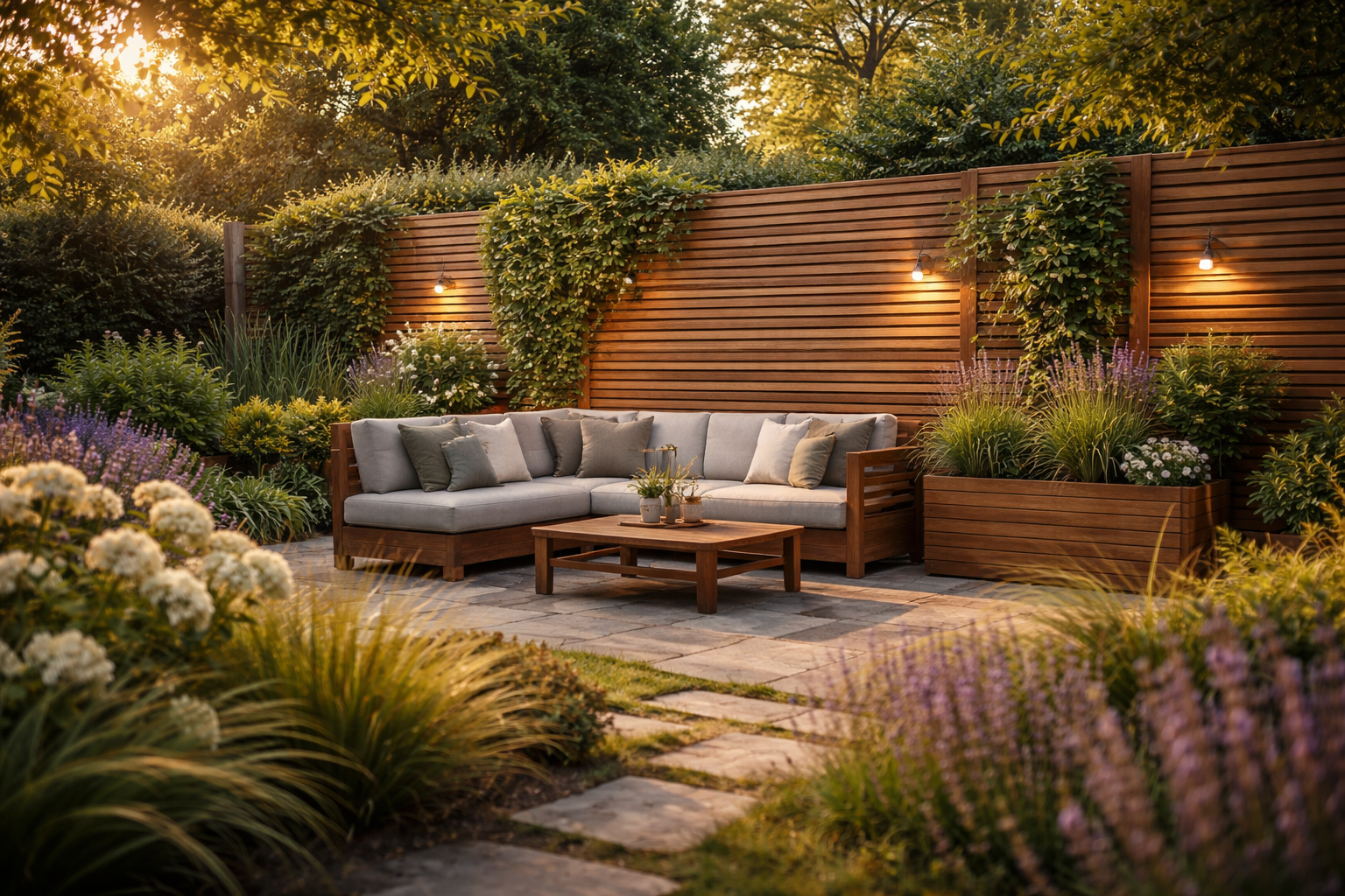 Die 3 besten Sichtschutzwand Garten Ideen die deinen Garten sofort in eine private Wohlfühloase verwandeln