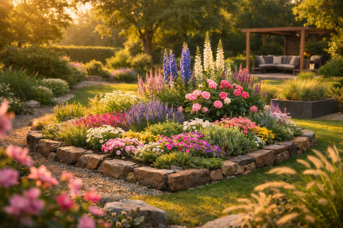 Die 3 besten blumenbeet gestalten Ideen die deinen Garten sofort verwandeln