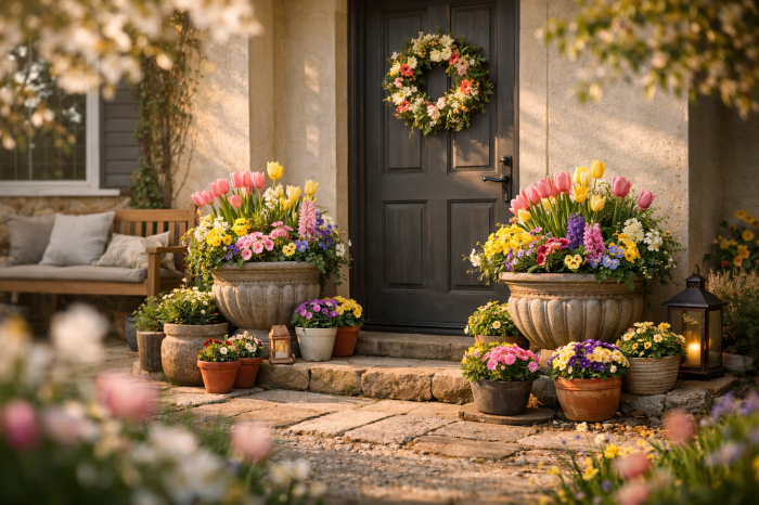 Die 3 besten frühlingsbepflanzung hauseingang Ideen die deinen Eingangsbereich sofort verwandeln