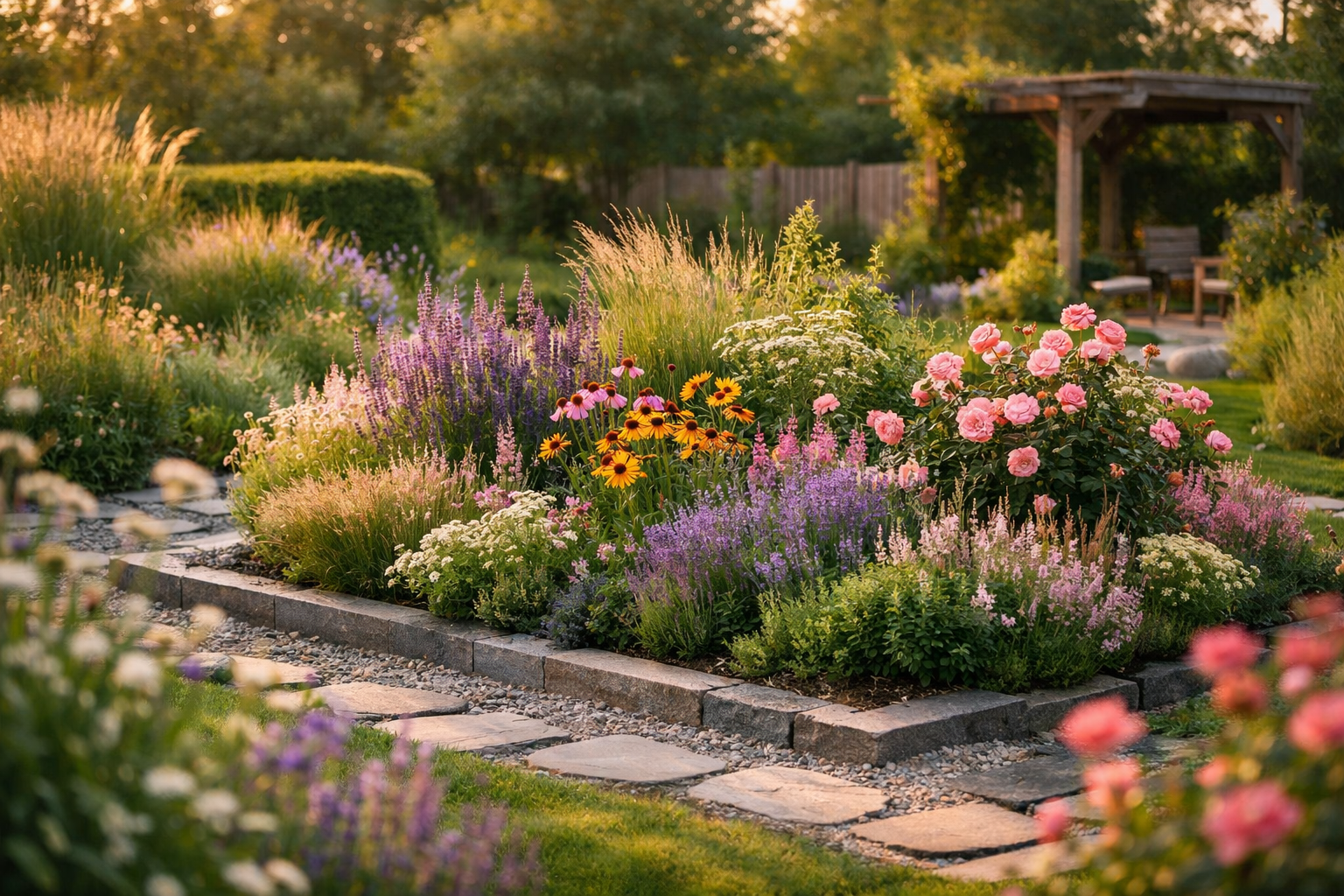 Die 3 besten staudenbeete ideen die deinen Garten sofort in ein Blütenparadies verwandeln
