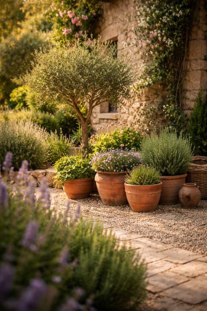 Platz 3 Italienischer Garten Ideen mit mediterranen Pflanzen und natürlicher Leichtigkeit