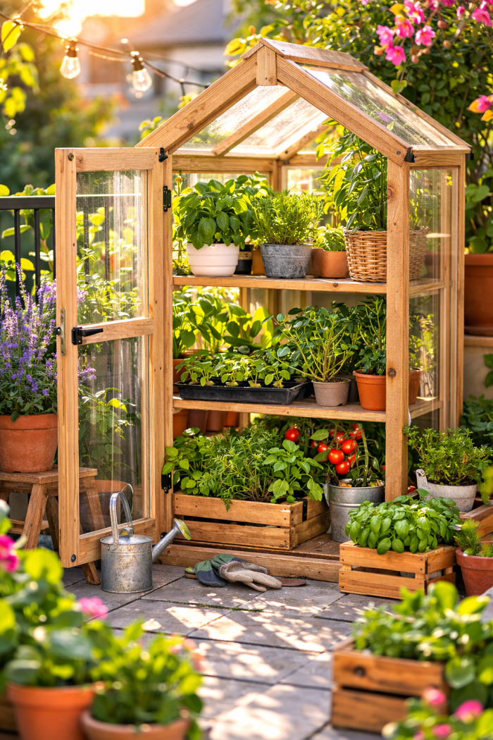 Platz 3 Mini Gewächshaus bauen für kleine Gärten und Balkone