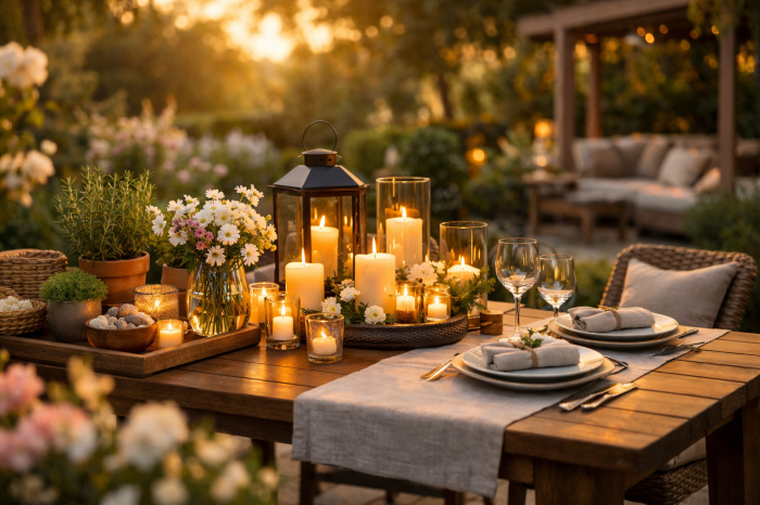 Die 3 besten Gartentisch Deko Ideen die deinen Garten sofort luxuriös wirken lassen