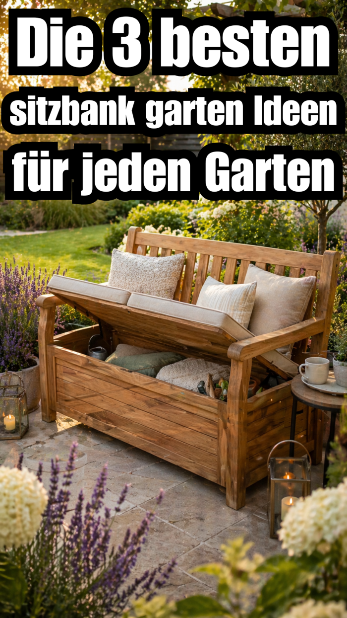 Die 3 besten sitzbank garten Ideen für jeden Garten