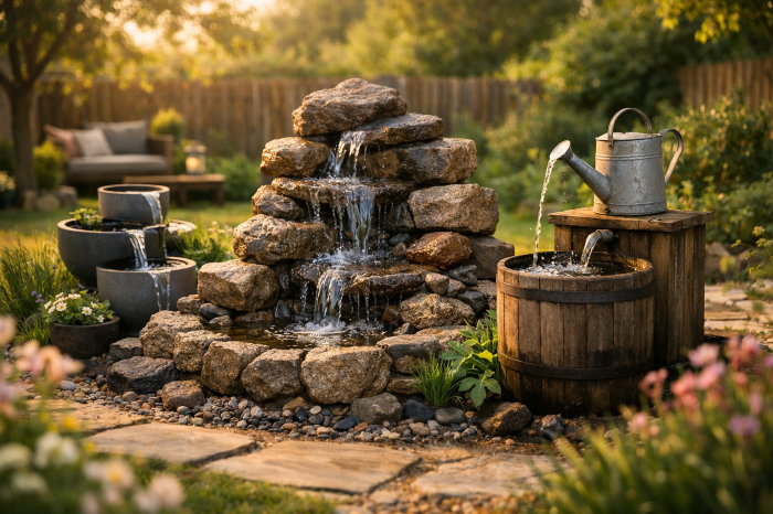 Die 3 besten springbrunnen selber bauen Ideen die deinen Garten sofort verwandeln