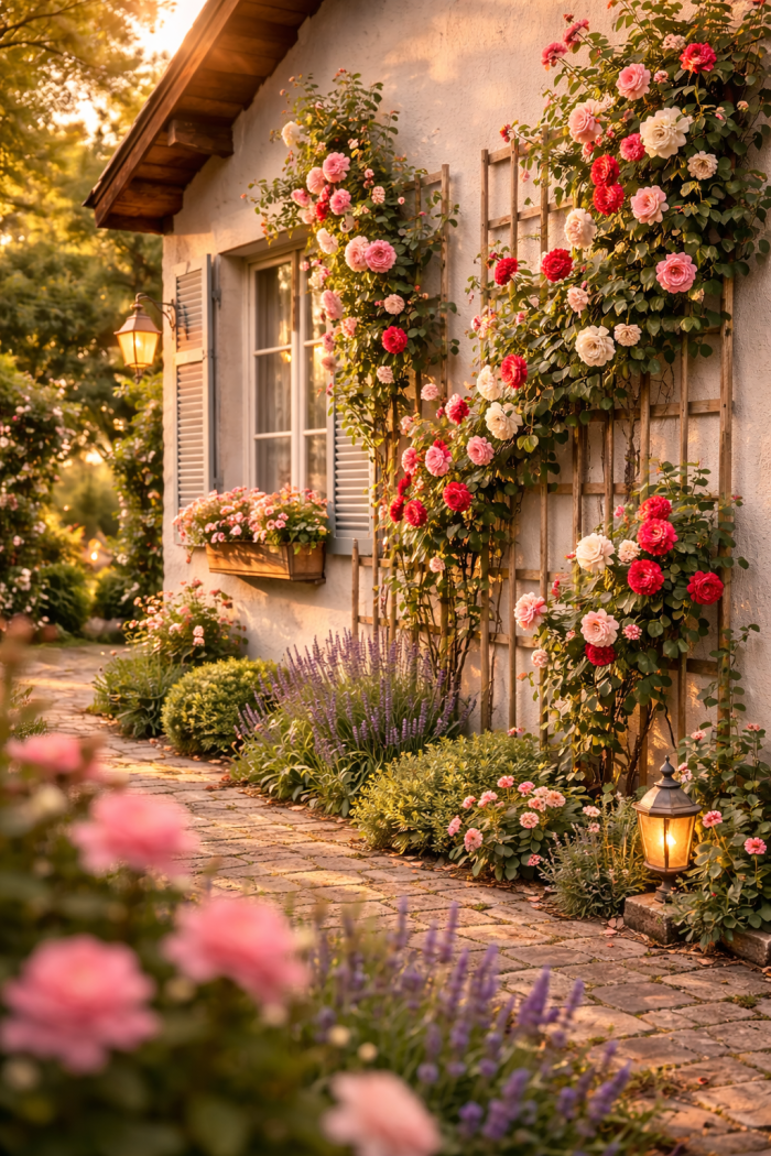 Platz 2 Kletterrosen Ideen für Hauswände und Fassaden