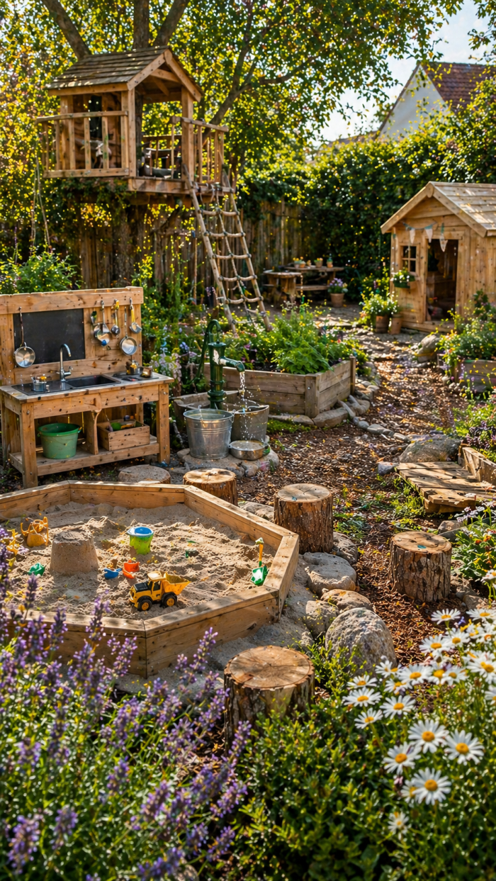 Platz 2 Kreativer Natur Spielgarten für kleine Entdecker 