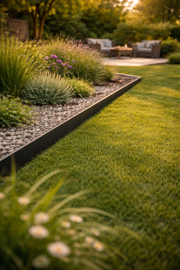 Platz 2 Moderne Metall mähkante garten