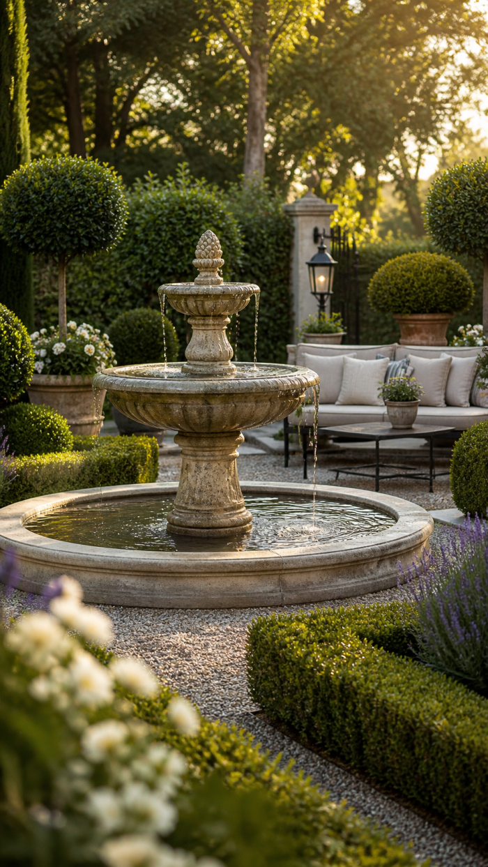 Platz 1 Klassischer Naturstein Brunnen für zeitlose Eleganz