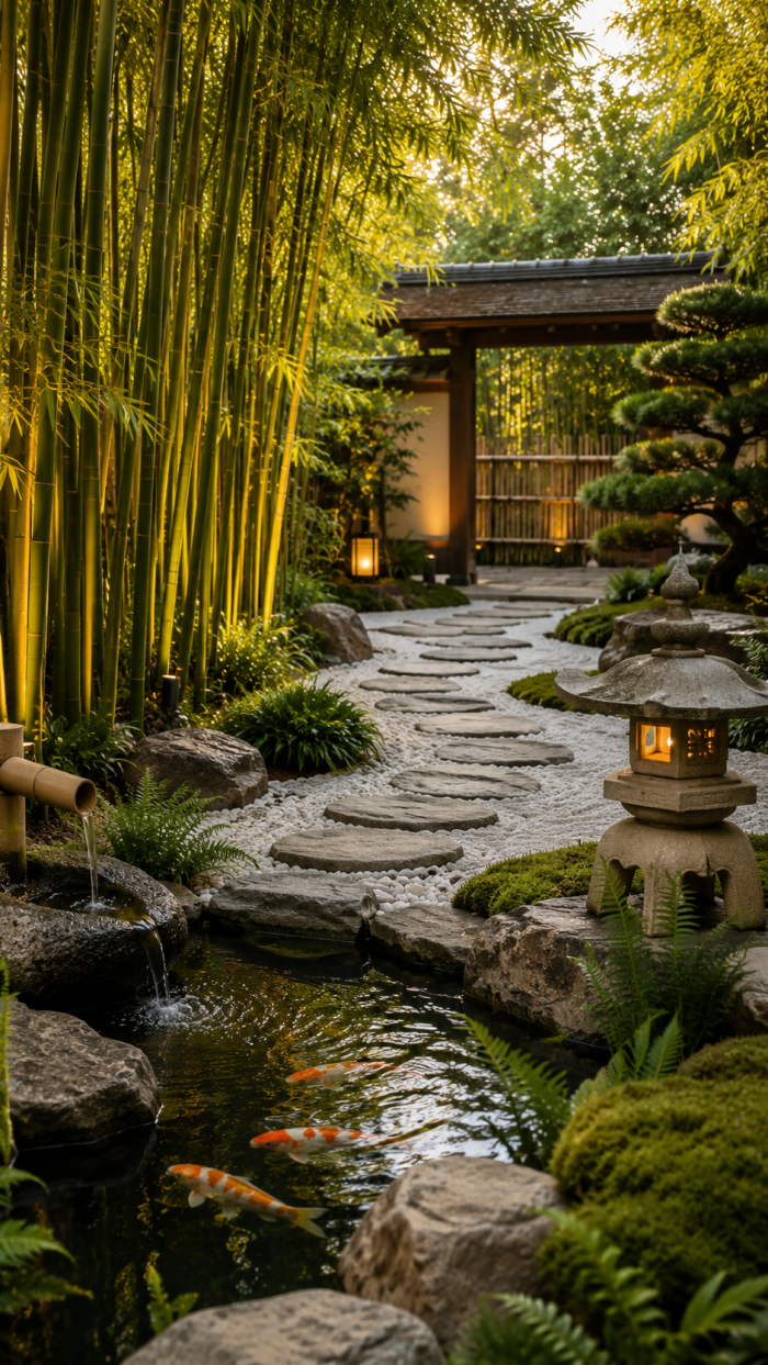 Platz 2 Japanische bambus garten ideen für maximale Ruhe 