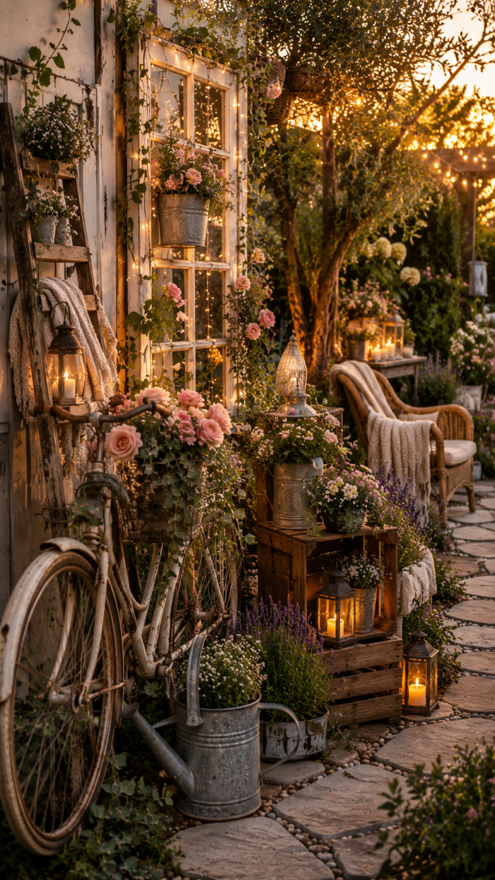 Platz 3 Vintage Upcycling als ausgefallene gartendeko selber machen