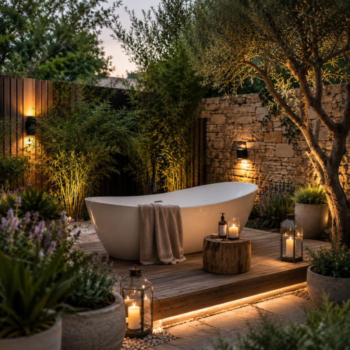 Die 3 besten Badewanne Garten Ideen für eine luxuriöse Wellness Oase im eigenen Garten