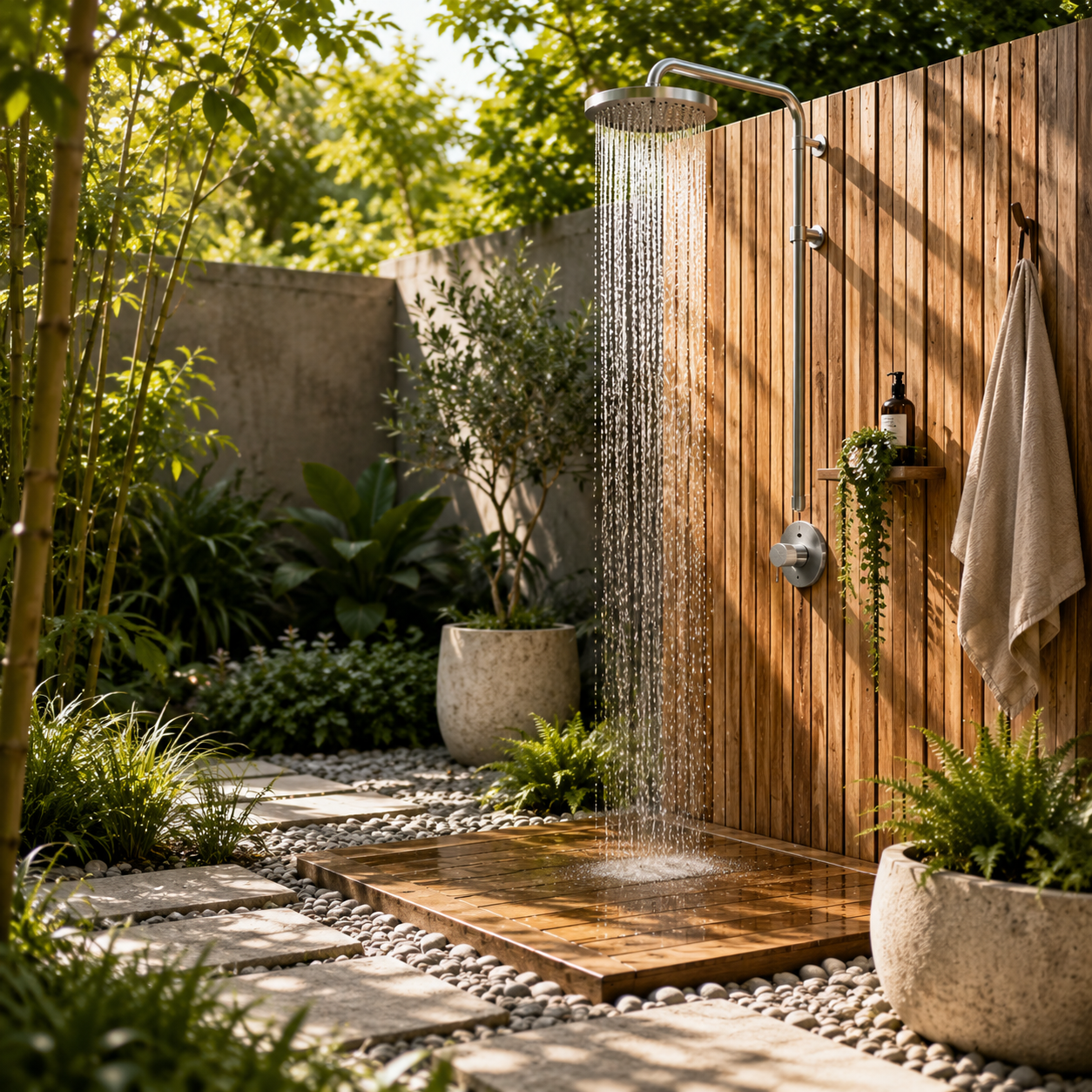 Die 3 besten Gartendusche selber bauen Ideen für einen luxuriösen Garten Die 3 besten Gartendusche selber bauen Ideen für einen luxuriösen Garten
