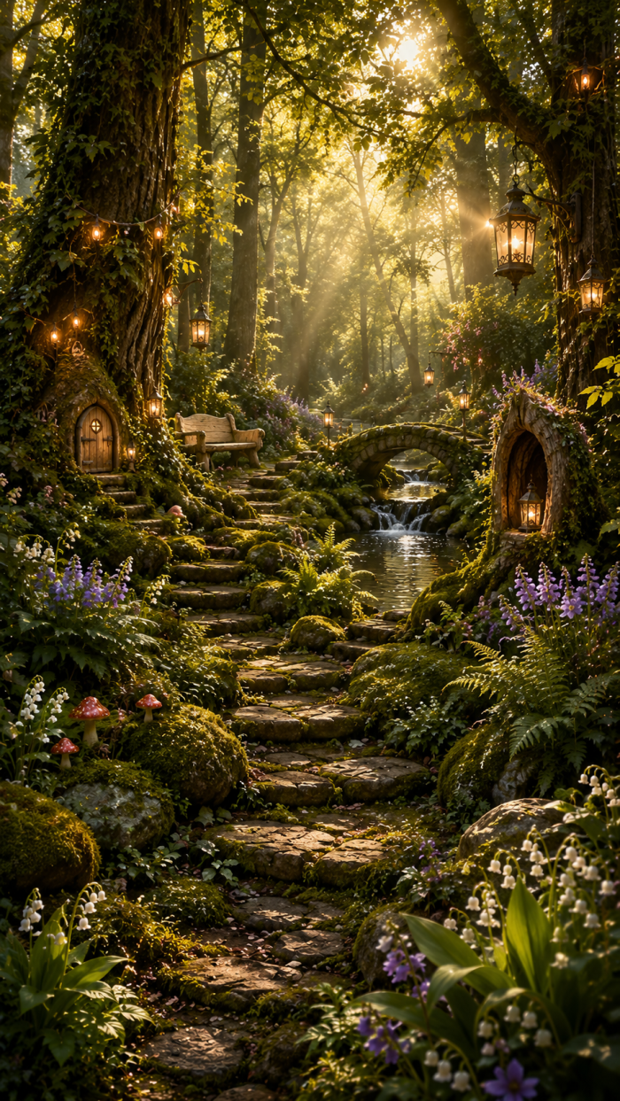 Platz 2 Der verwunschene Wald märchen garten