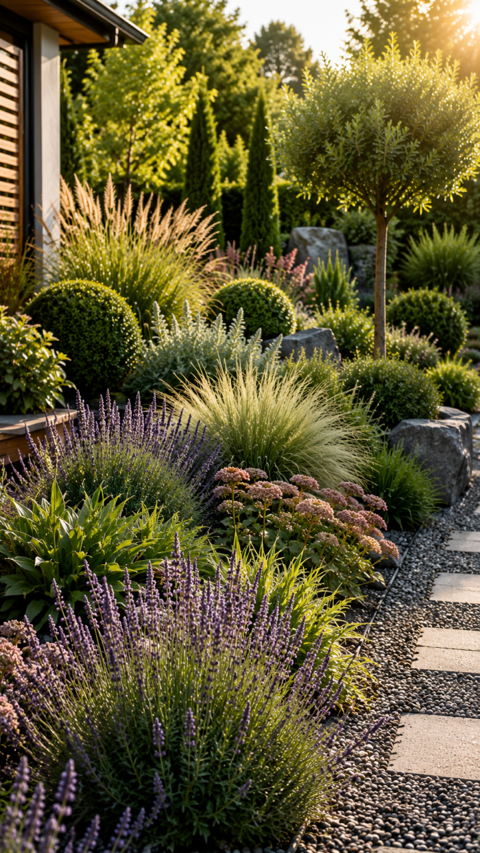 🥇 Platz 1 Der pflegeleichter Garten mit strukturstarken Pflanzen