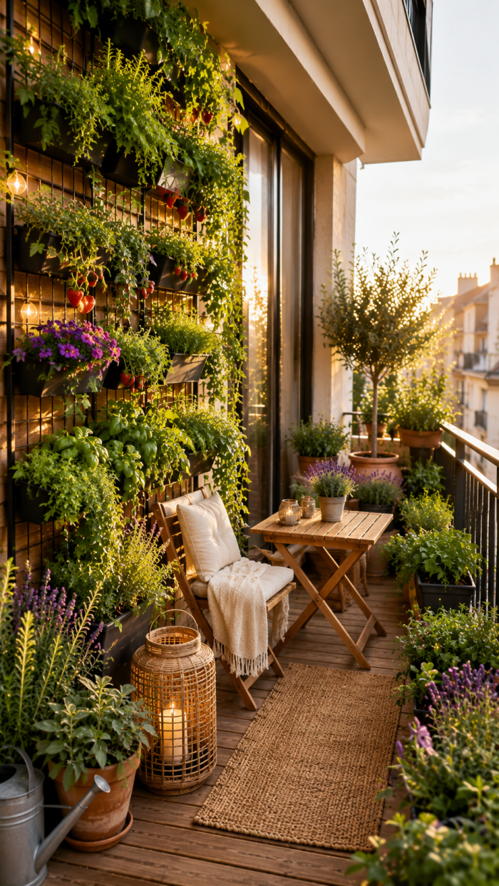🥇 Platz 1 Der vertikale Wohnung Balkon Garten für maximale Begrünung