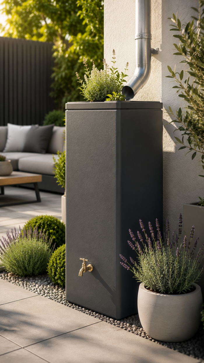 🥇 Platz 1 Moderne Designer Wassertonne für den stilvollen Wassertonne Garten