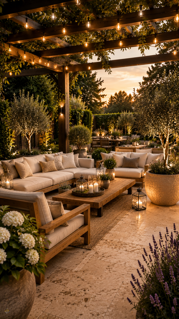 🥇 Platz 1 Outdoor Wohnzimmer als luxuriöse Garten Ideen Hinterhof