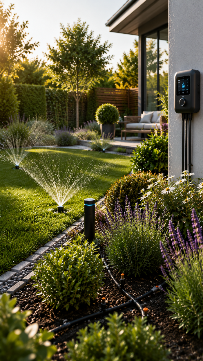 🥉 Platz 3 Der pflegeleichter Garten mit automatischer Bewässerung und cleverer Planung