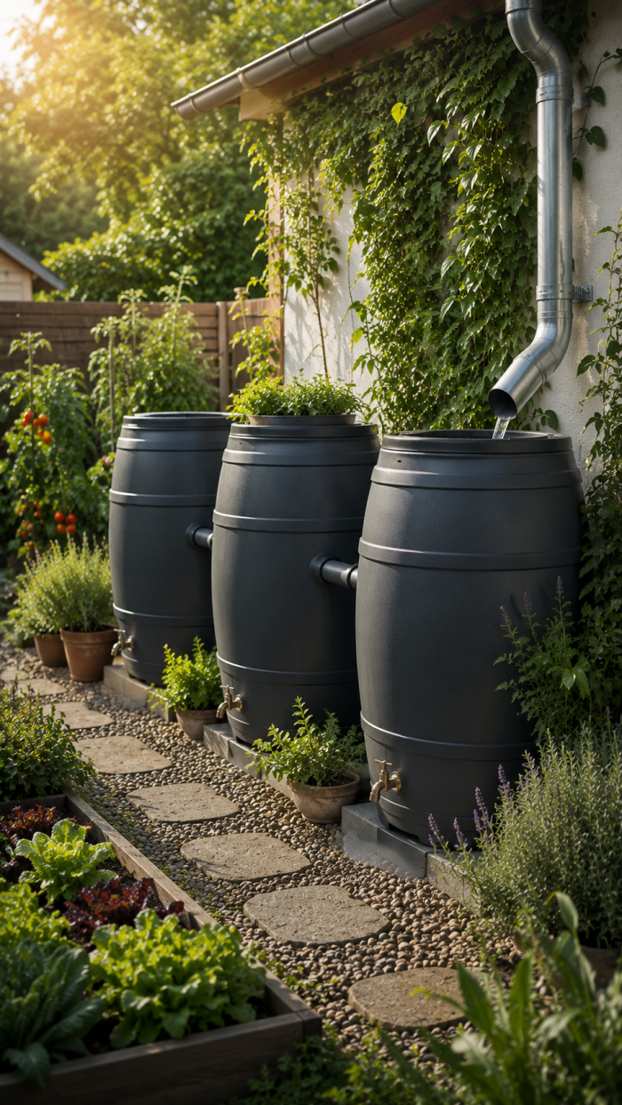 🥉 Platz 3 Großes Regenwassersystem für einen nachhaltigen Wassertonne Garten