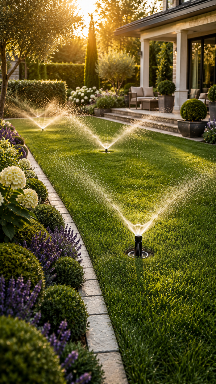 🥇 Platz 1 Automatische versenkbare Sprinkleranlage für große Rasenflächen