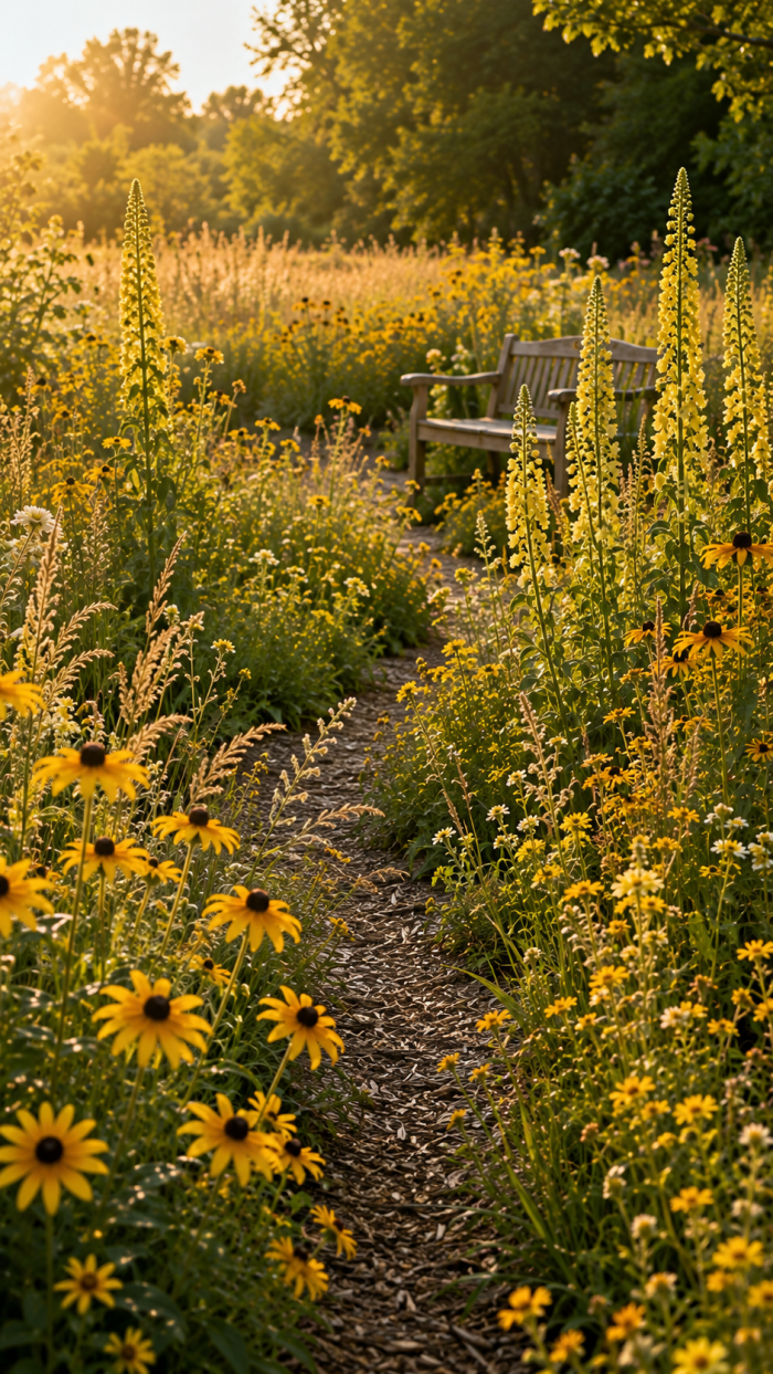 🥉 Platz 3 Die wilde Yellow Flower Sonnenwiese