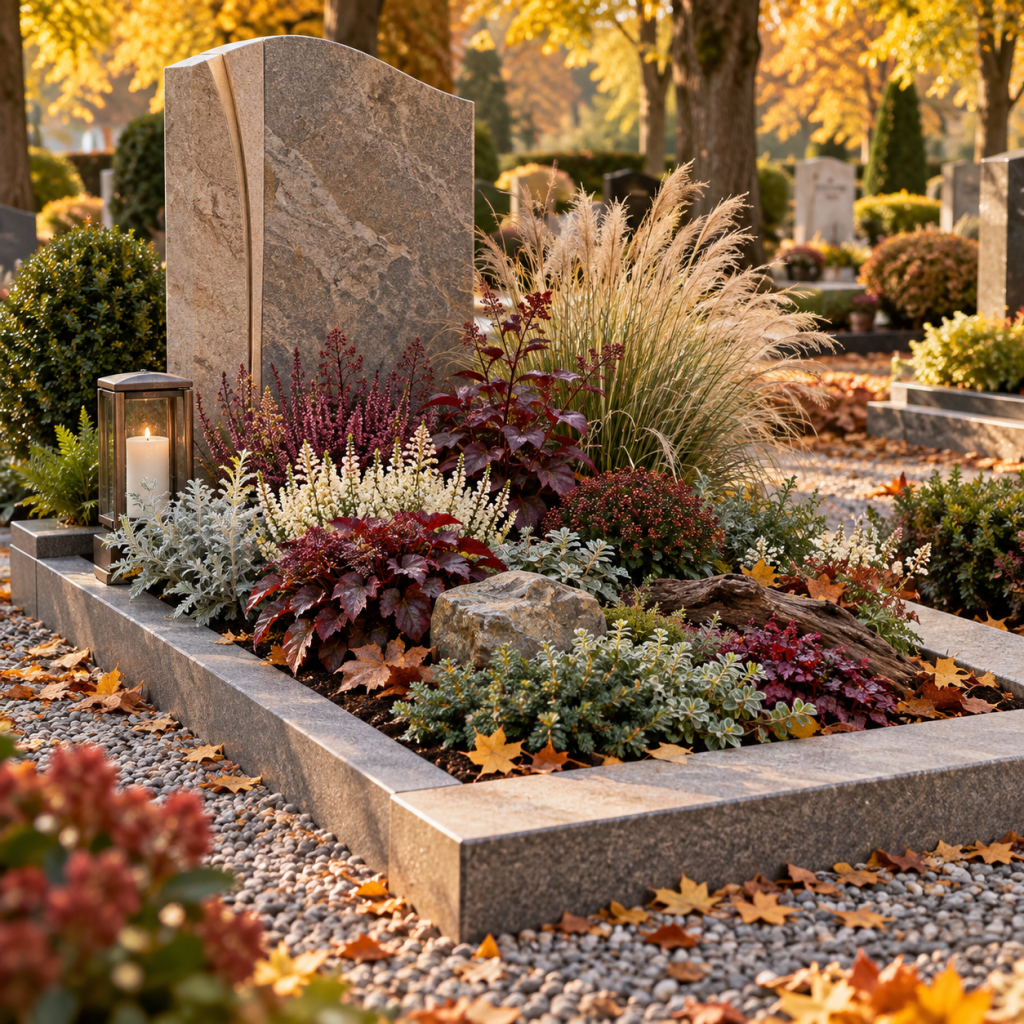 Grabgestaltung modern Herbst Die 3 schönsten Ideen die sofort edler wirken
