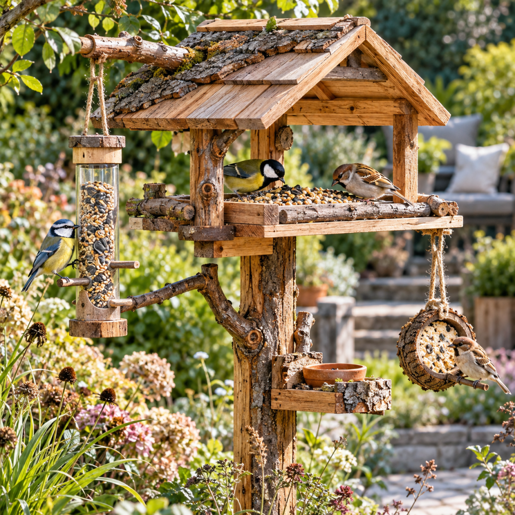 Vogelfutterstation selber machen mit diesen 3 genialen Ideen wird dein Garten zum Vogelparadies
