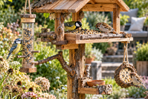 Vogelfutterstation selber machen mit diesen 3 genialen Ideen wird dein Garten zum Vogelparadies