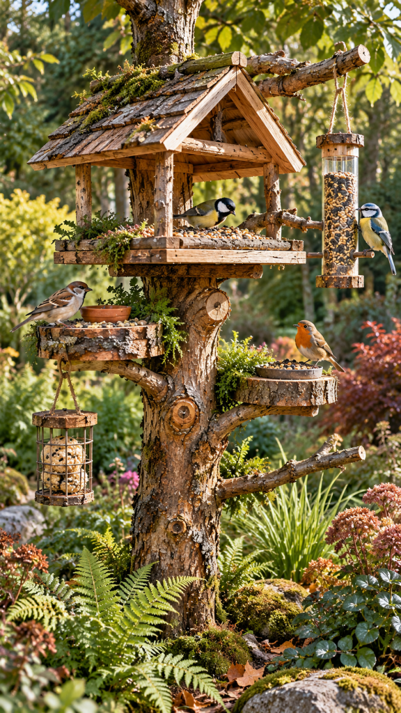🥇 Platz 1 Vogelfutterstation selber machen als natürliche Waldstation