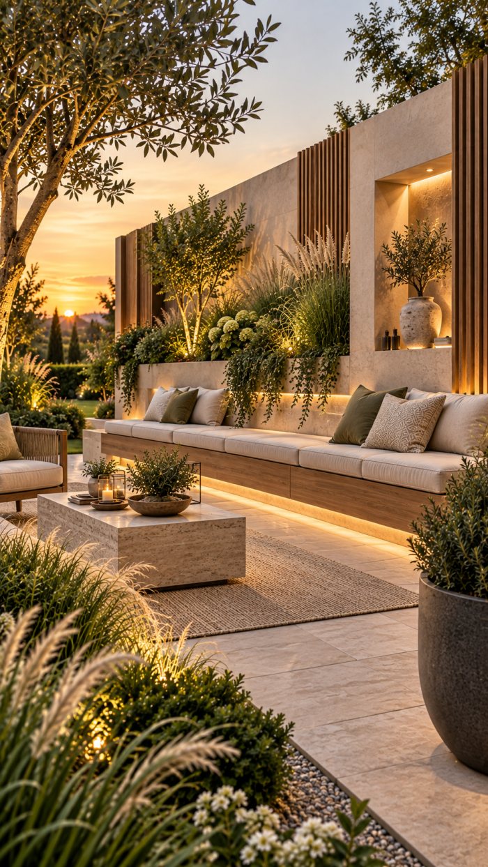 🥉 Platz 3 Moderner Sichtschutz Garten als multifunktionale Outdoor Wand