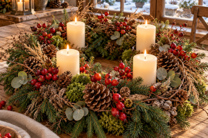 Adventskranz aus dem Garten selber machen Die 3 schönsten Naturideen für Weihnachten 2026