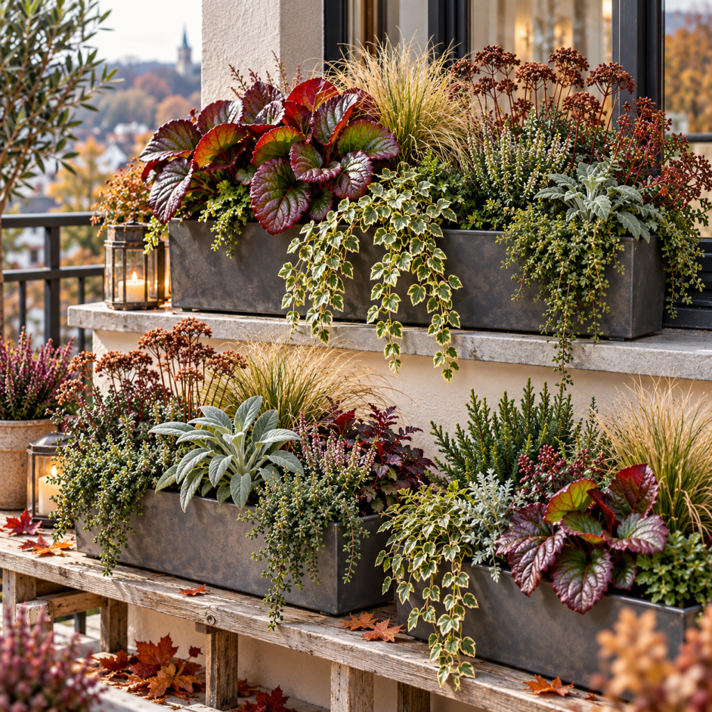 Die 3 besten Blumenkasten für Herbst und Winter Ideen die monatelang schön bleiben