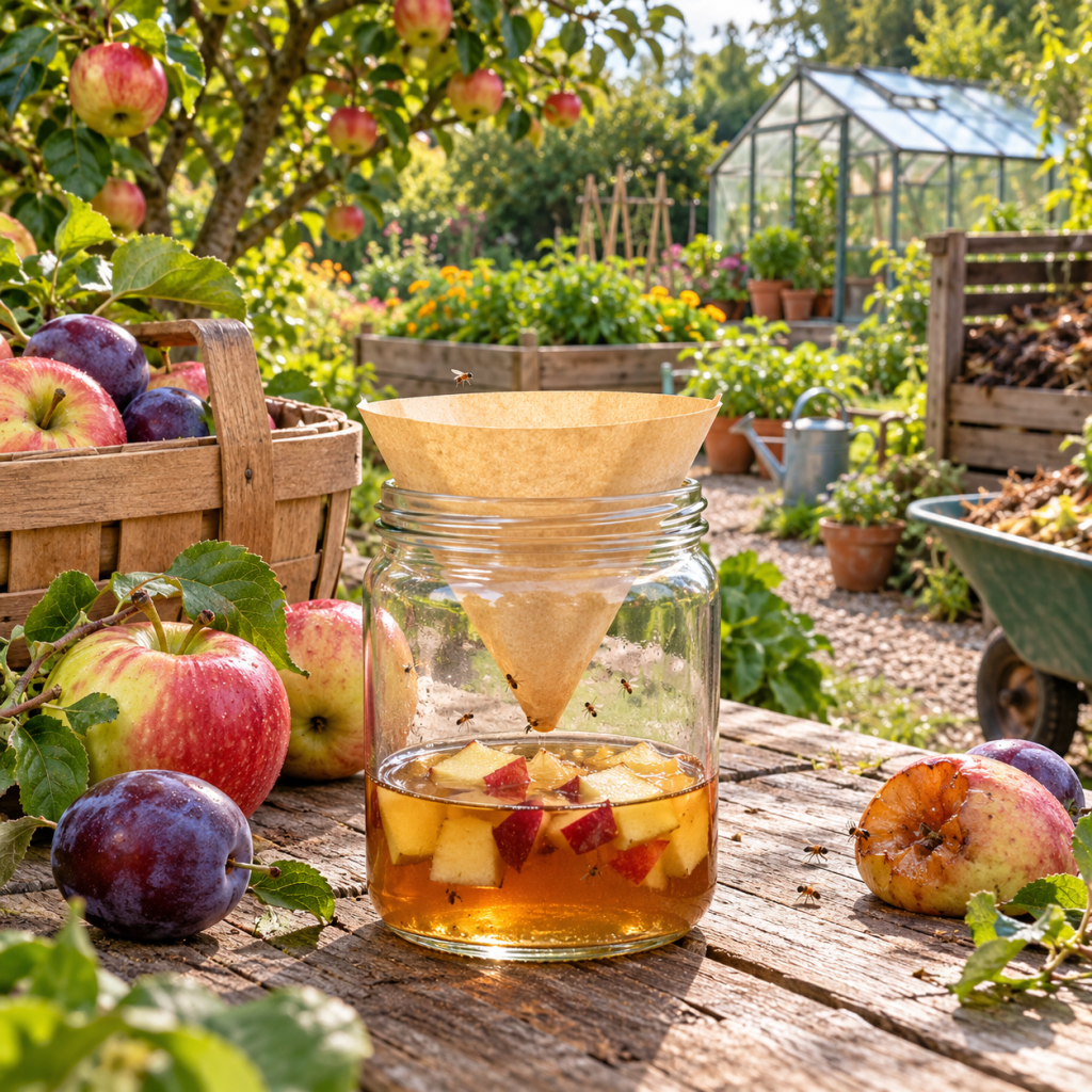 Die 3 besten Fruchtfliegenfalle selber machen im Garten Ideen die erstaunlich einfach wirken