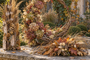 Die 3 schönsten Ideen für Allerheiligen Floristik mit Naturmaterialien aus dem Garten die überraschend edel aussehen