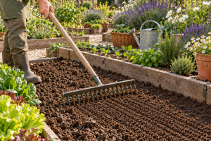 Gartenboden vorbereiten mit Harke Die 3 besten Methoden für lockere Erde und ein perfektes Pflanzbeet