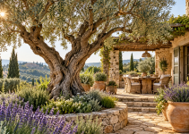 Mediterraner Garten mit Olivenbaum Die 3 schönsten Gestaltungsideen für ein traumhaftes Urlaubsparadies