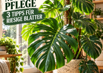 Monstera Pflege für Anfänger mit 3 einfachen Tipps für große gesunde Blätter