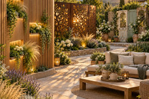 Origineller Sichtschutz Garten mit 3 außergewöhnlichen Ideen die jeden Garten verwandeln
