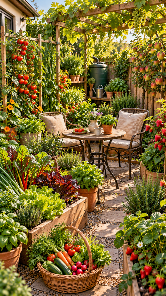 🥉 Platz 3 Kleiner Selbstversorger Garten als essbares Gartenzimmer