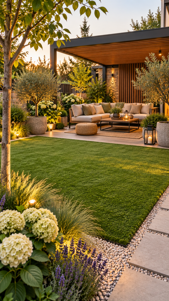 🥉 Platz 3 Kunstrasen Garten als gemütliches Outdoor Gartenzimmer
