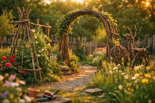 Permalink to Die 3 besten Äste Deko Garten Ideen die deinen Garten sofort magisch verwandeln