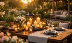 Die 3 besten Gartentisch Deko Ideen die deinen Garten sofort luxuriös wirken lassen