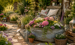 Die 3 schönsten Ideen für zinkwanne dekorieren garten die jeden Außenbereich sofort gemütlicher machen