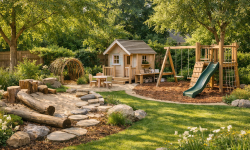 Die besten 3 Spielecke Garten Ideen die Kinder lieben und Eltern entspannen